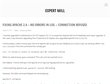 Tablet Screenshot of expertmill.com